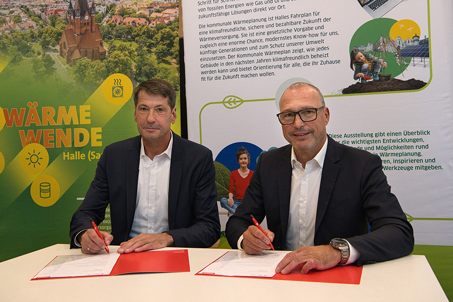 Grosswaermepumpe Klaeranlage Halle-Nord